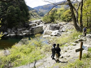 Walking trail by Nezame-no-toko