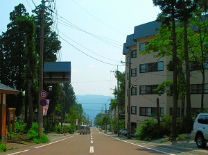 A street in Akakura Onsen