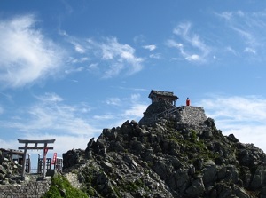 Oyama shrine on Mount Tateyama