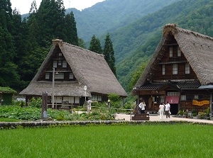 Houses in Suganuma district in Gokayama