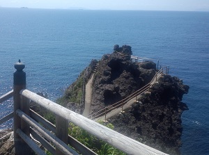 Tip of the cape with Kumano Shrine