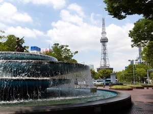 Nagoya TV Tower from Hisaya Odori Park