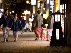 Street of Gero Onsen town