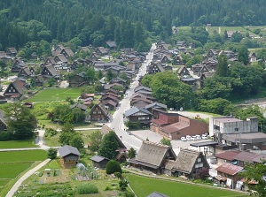 View of Shirakawa-go from Shiroyama