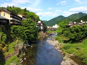 Yoshida River in Gujo-Hachiman