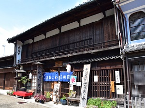 A soba noodle restaurant in Seki-juku