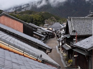 View from Chokantei in Seki-juku