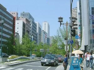 Midosuji street near Nanba