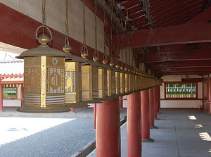 Corridor in Shitennoji