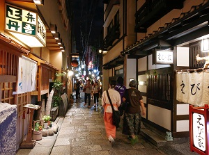 Alley of Hozenji-Yokocho