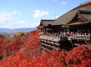 Kiyomizu-dera in autumn