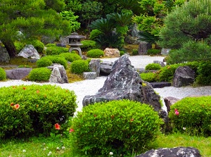 Japanese garden of Houjou in Choin-in