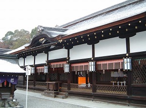 Heiden in Shimogamo Shrine