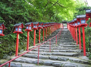 Approach to Hongu of Kifune Shrine