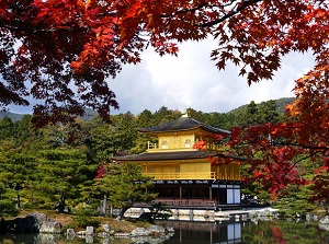 Kinkakuji in autumn