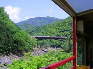 Scenery from Sagano Romantic Train