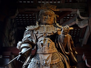 Komokuten statue in Todaiji