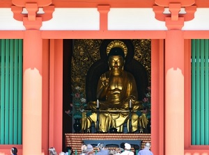 Buddha statue in Chukondo of Kofukuji
