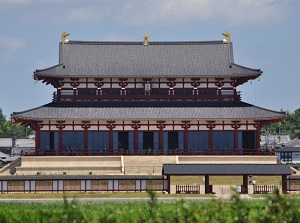 Restored Daigokuden in Heijo Palace
