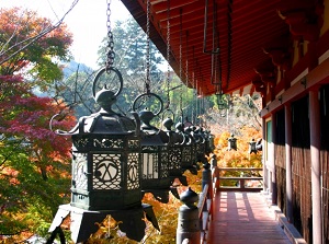 Lanterns of Shinbyo-Haisho of Tanzan Shrine