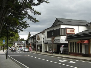 Main street of Koyasan