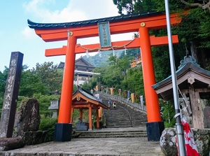 Torii gate of Kumano Nachi Taisha
