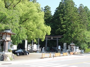 Entrance of Kumano Hongu Taisha