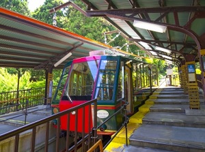 Cable car to Mount Hiei on Otsu side