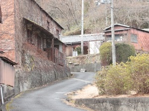 The area of potteries in Shigaraki
