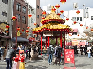 Central square in Nankinmachi