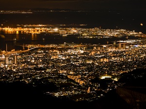 Night view from Tenrandai
