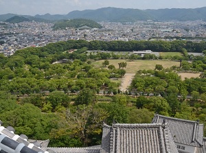 View from Himeji Castle