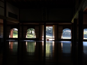 Inside of Koudo of Shizutani School