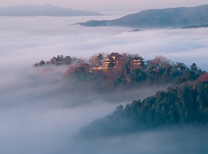 Bitchu-Matsuyama Castle on Sea of clouds