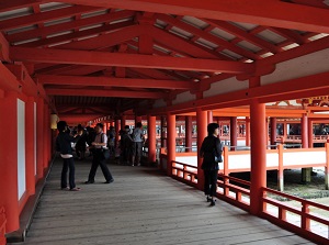 Corridor of Itsukushima Shrine