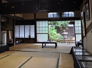 Inside of Kasai residence in Takehara