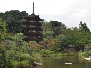 Five-story pagoda in Rurikoji