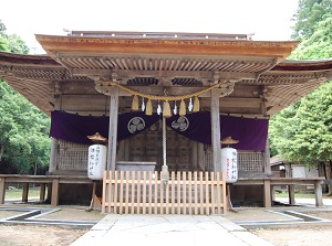 Main shrine of Tottori Toshogu