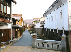 Street along Tamagawa in White Wall District