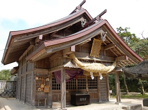 Main shrine of Hakuto Shrine
