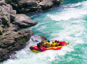 Rafting on Yoshino River