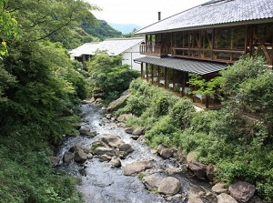 Hotel in a valley in Ureshino Onsen