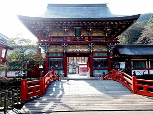 Roumon gate of Yutoku Inari Shrine
