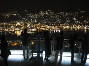 Night view from the Observatory of Mount Inasa