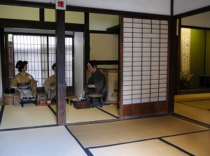 Inside of Buke-yashiki in Shimabara
