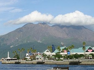 Sakurajima from Kagoshima Port