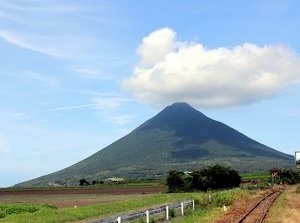 Mount Kaimon and JR Line
