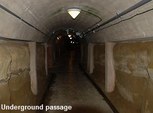 Underground passage in Former Japanese Naval Underground Headquarters