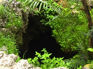 Entrance of underground shelter