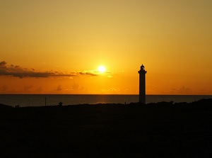 Sunset at Cape Zanpa